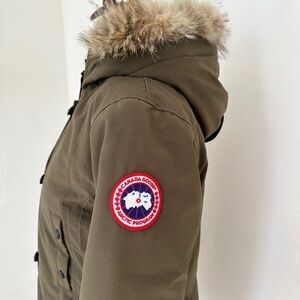 Canada Goose Womens Green Parka Jacket  - S